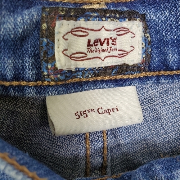 LEVI'S 515 5 POCKET DENIM CAPRI - Picture 6 of 9